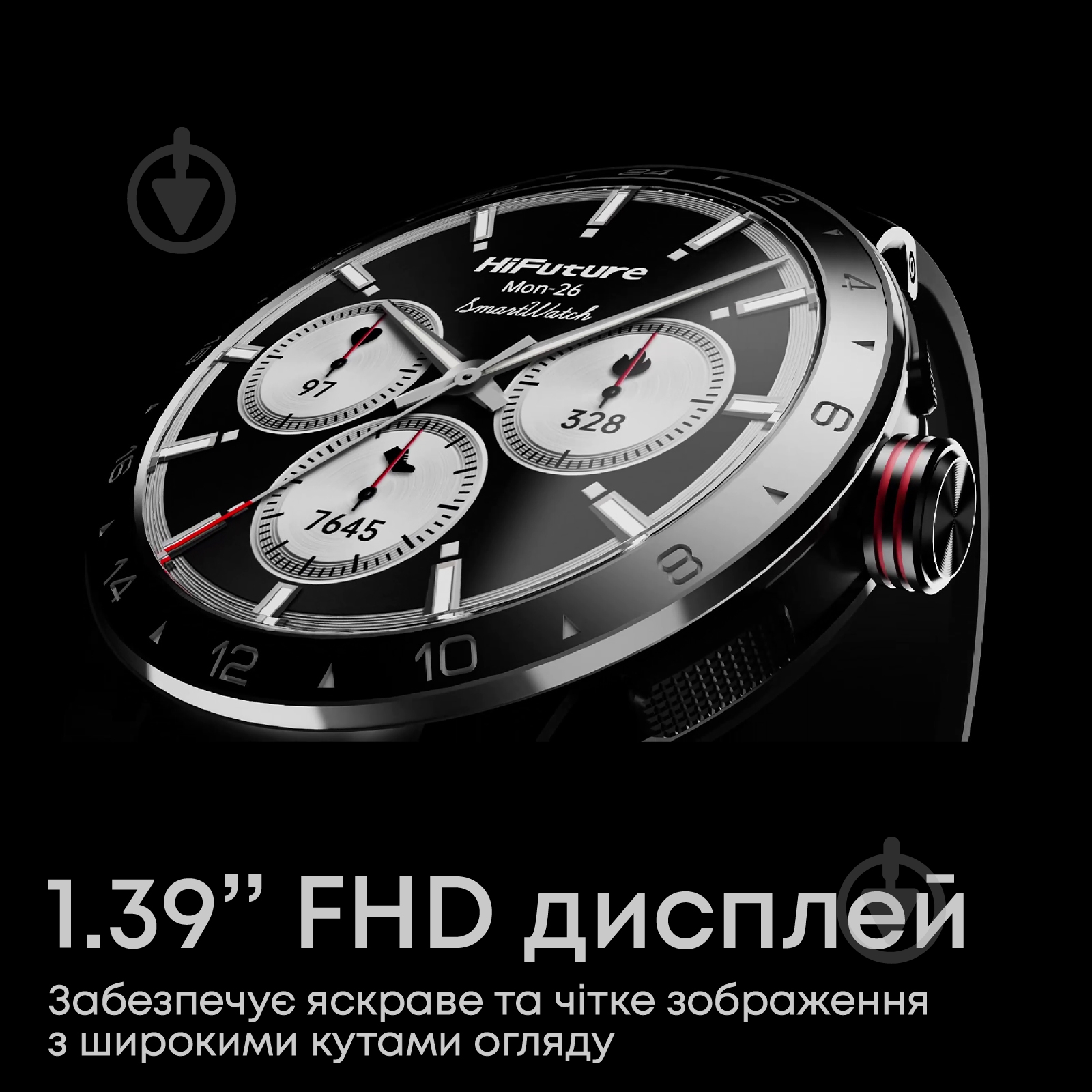 Смарт-часы HiFuture Flex2 black (flex2.black) - фото 3