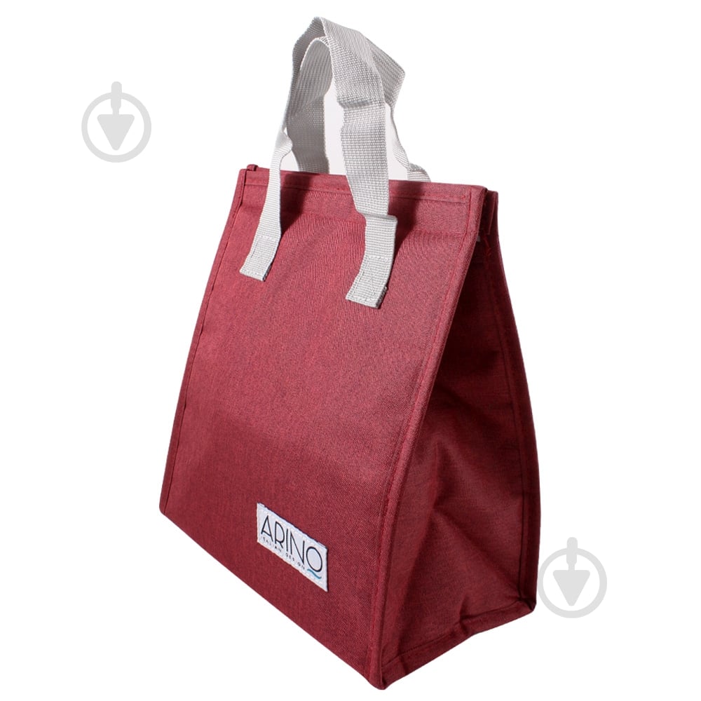 Термосумка Arino 4 литра 225*135*255 бордовая - фото 1 Термосумка Arino 4 литра 225*135*255 бордовая - фото 1