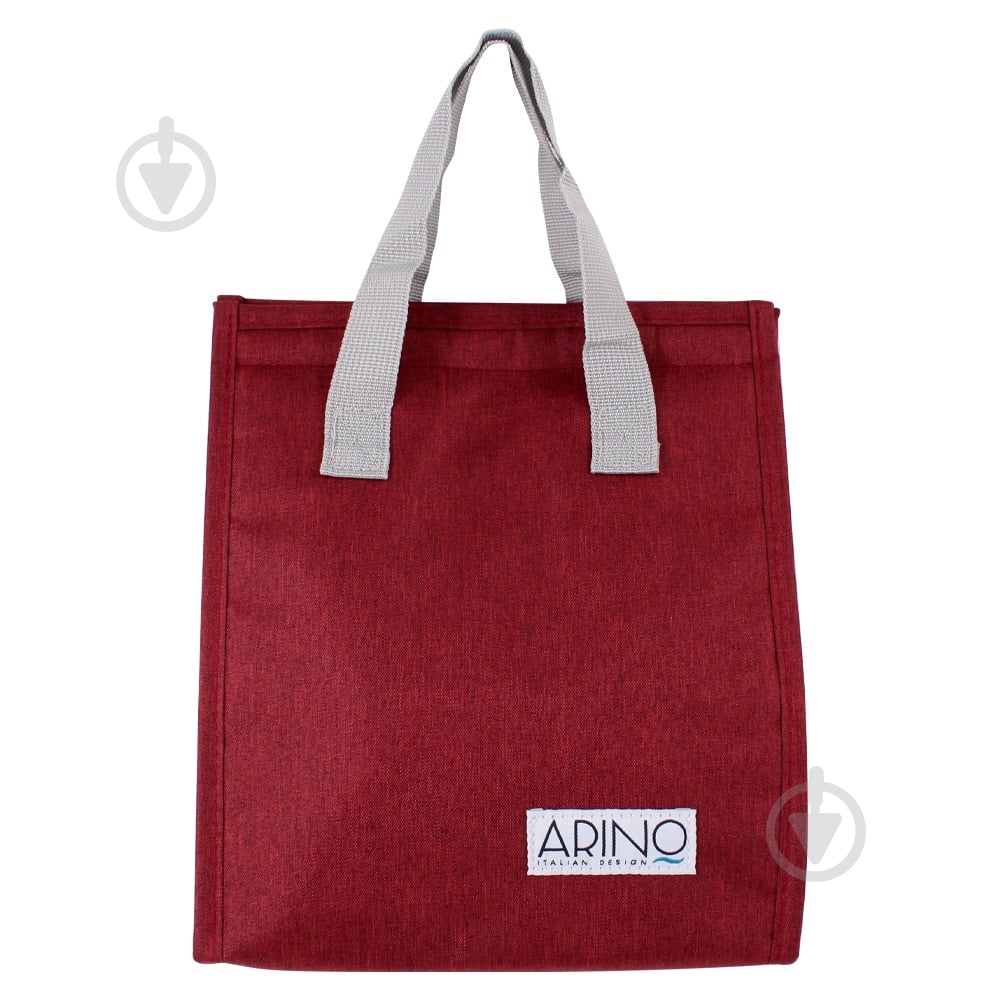 Термосумка Arino 4 литра 225*135*255 бордовая - фото 2 Термосумка Arino 4 литра 225*135*255 бордовая - фото 2