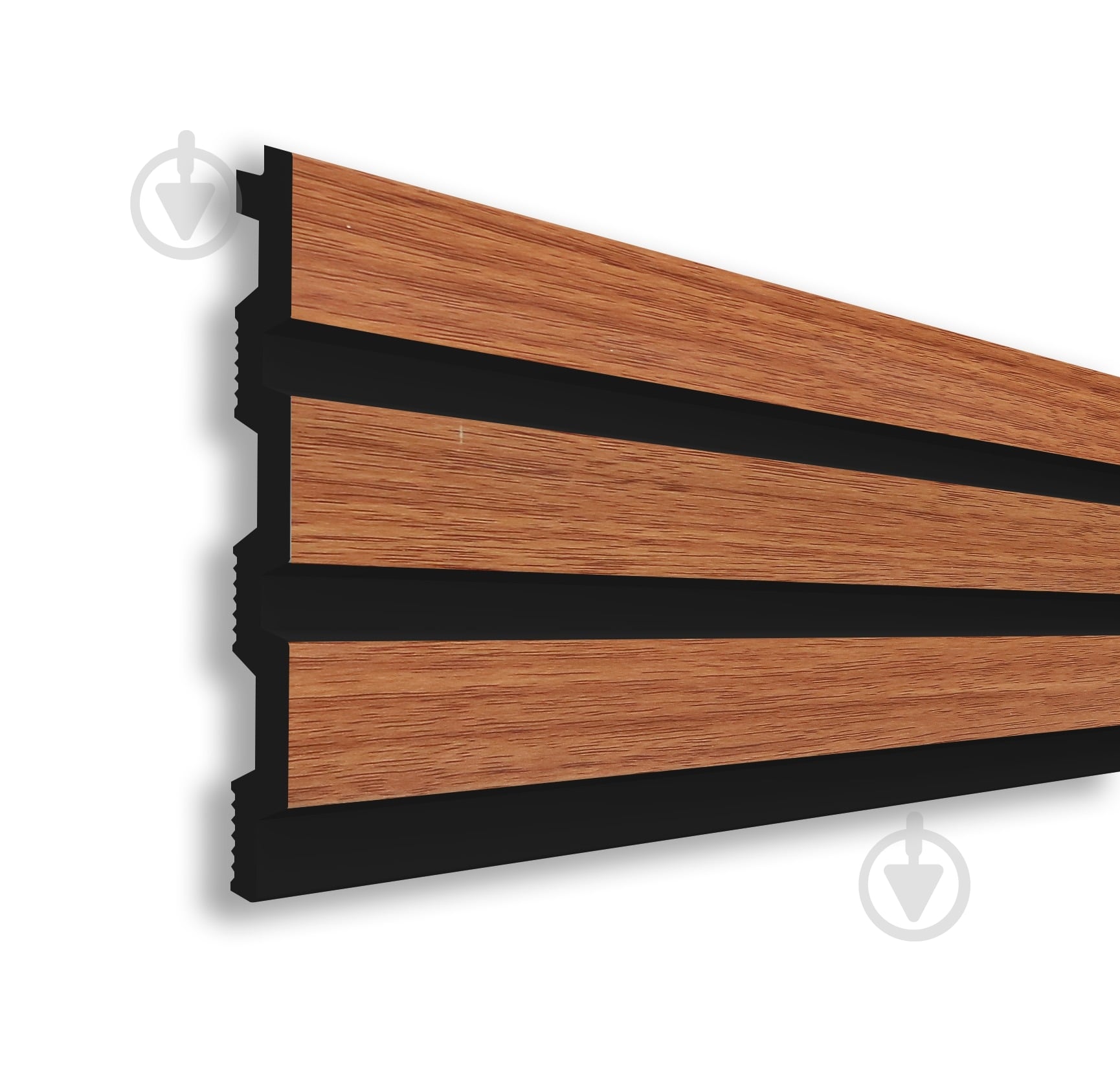 Реечная панель Walldeco полимерная 115x12x2900 мм дуб (D404-103 ) - фото 1 Реечная панель Walldeco полимерная 115x12x2900 мм дуб (D404-103 ) - фото 1