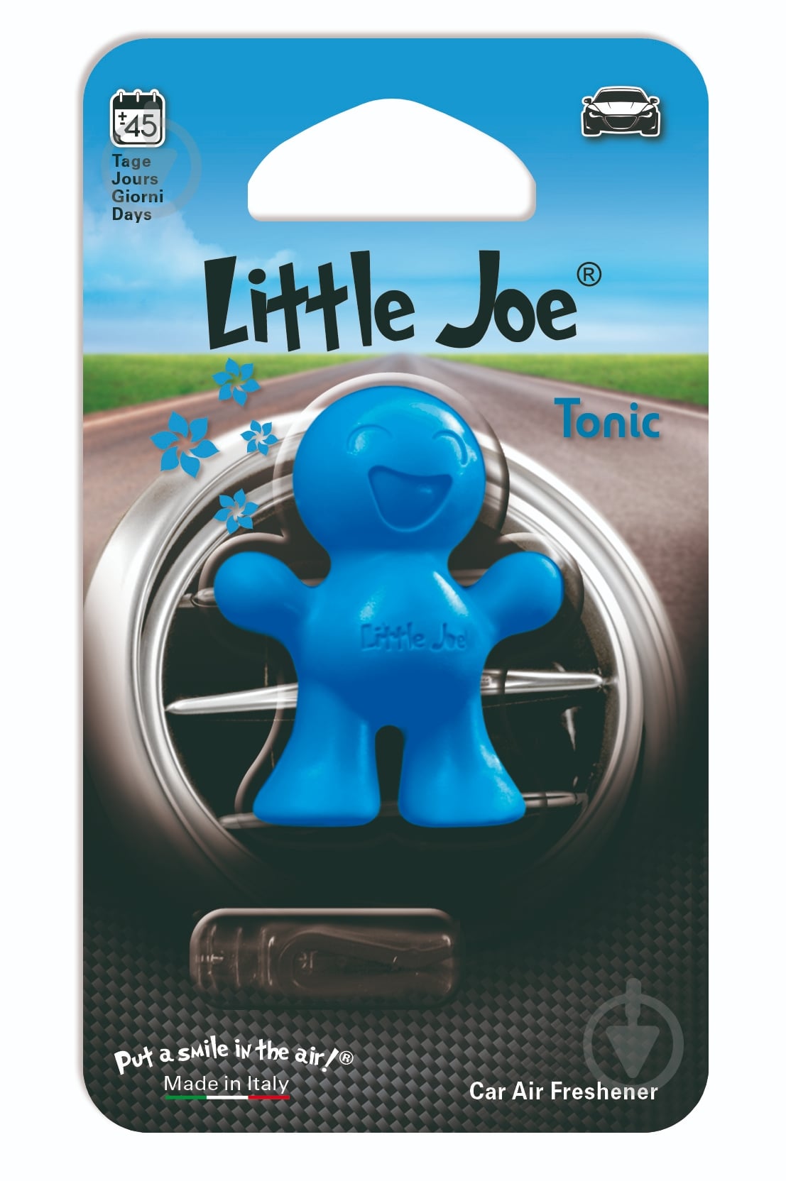 На дефлектор LITTLE JOE FACE Голубой Тоник - фото 1