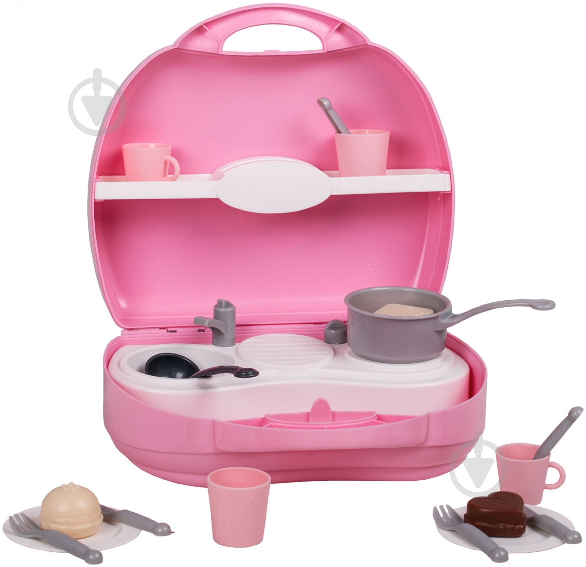 Ігровий набір Smoby Кухня Міні у кейсі Hello Kitty 24782 - фото 3