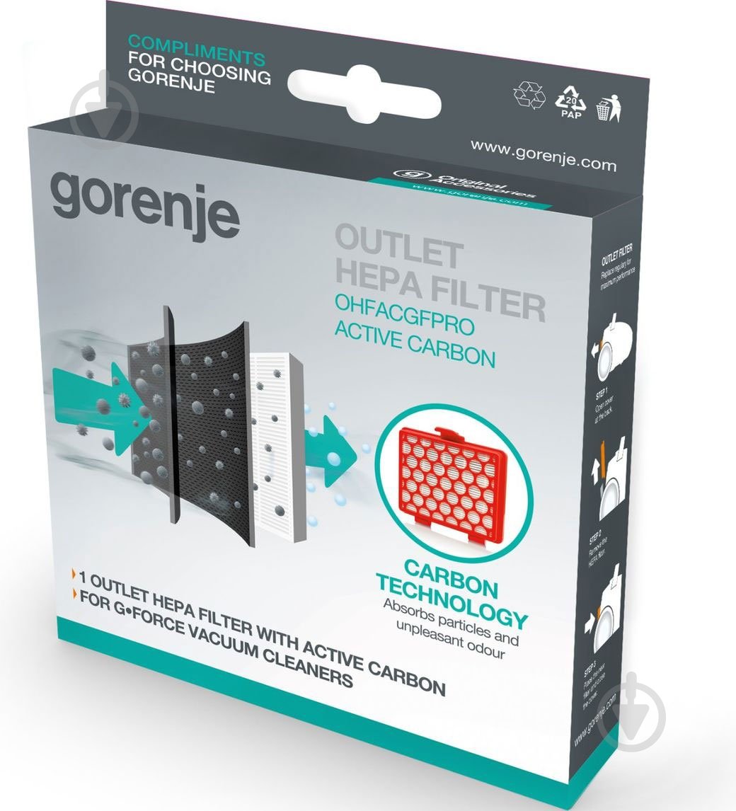 HEPA-фильтр Gorenje OHFACGFPRO - фото 4