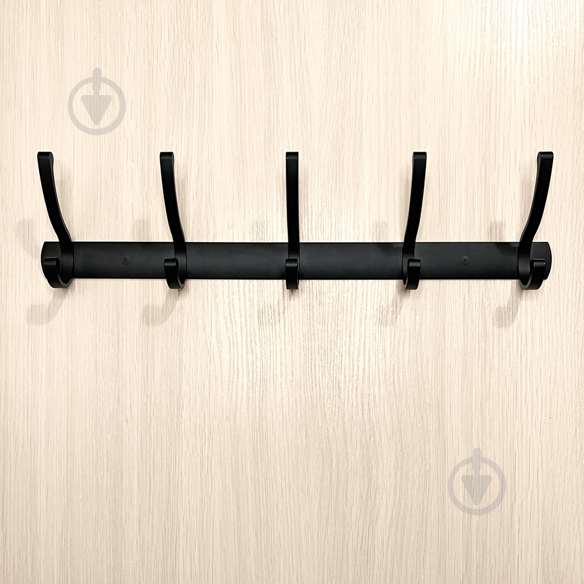 Вешалка с крючками MVM HA-03/5 black - фото 3