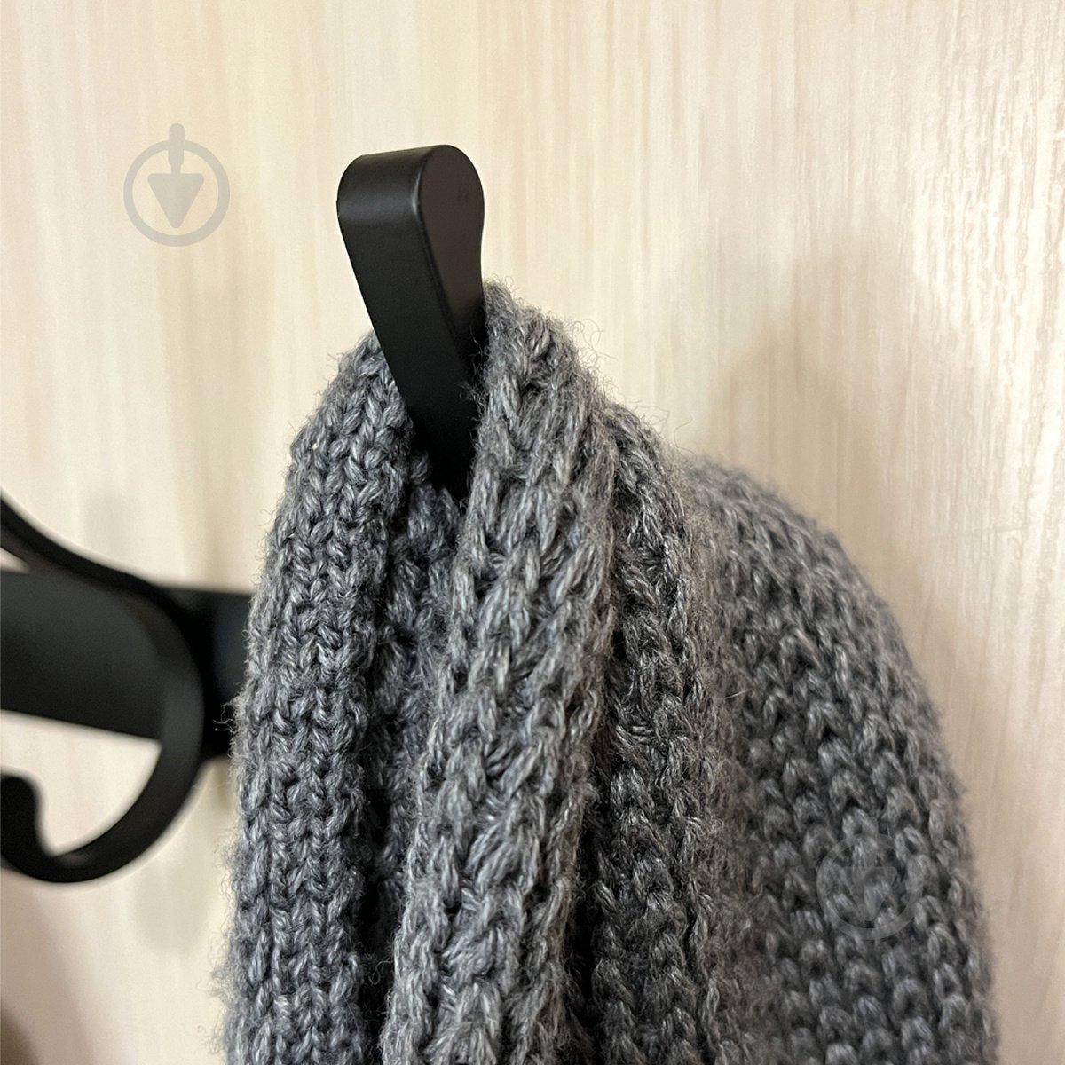 Вешалка с крючками MVM HA-03/5 black - фото 9