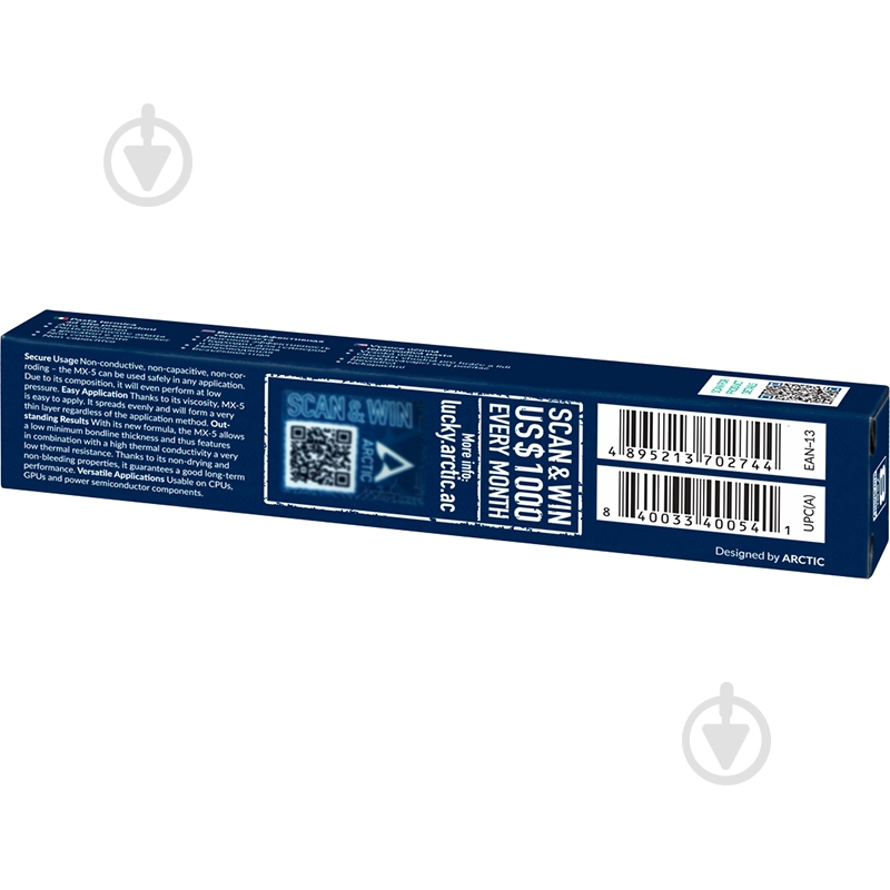 Термопаста Arctic MX-5 4 г со шпателем - фото 3 Термопаста Arctic MX-5 4 г со шпателем - фото 3