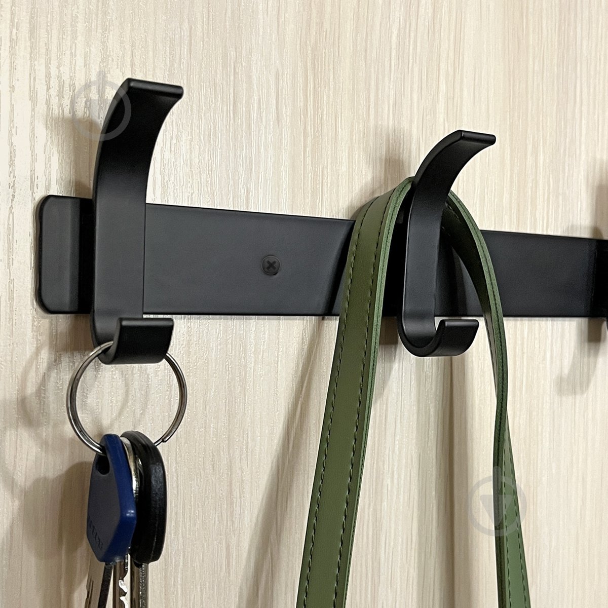 Вешалка с крючками MVM HA-04/5 black - фото 8 Вешалка с крючками MVM HA-04/5 black - фото 8