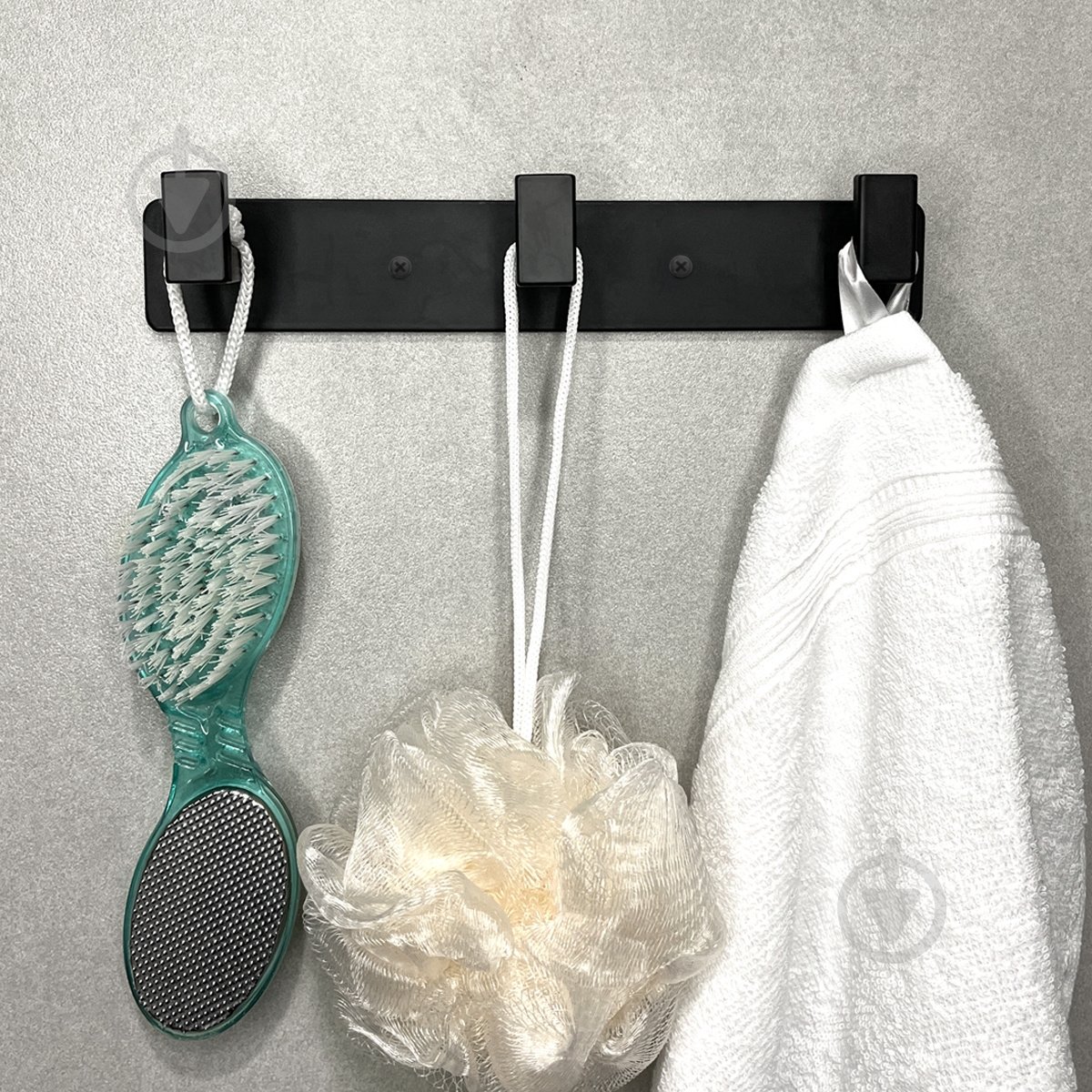 Вешалка с крючками MVM HA-05/3 black - фото 6