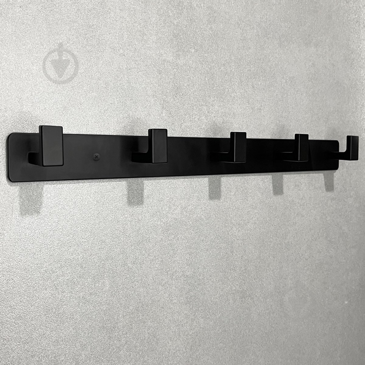 Вешалка с крючками MVM HA-05/5 black - фото 4