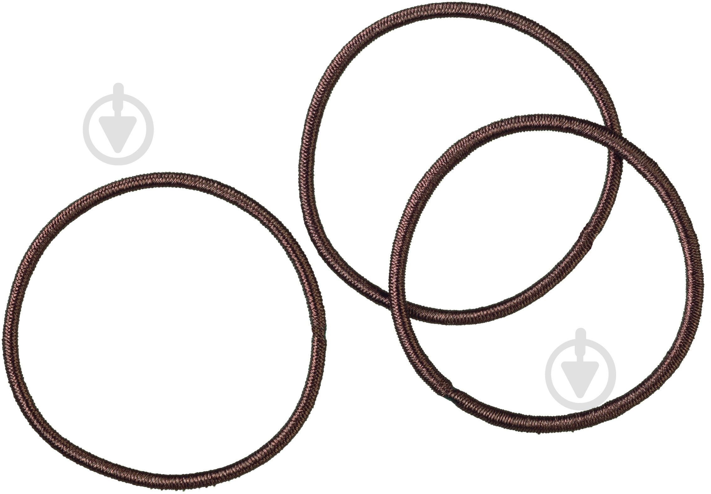 Резинка для волос TITANIA 9 шт. коричневые 2мм 9 шт. - фото 1