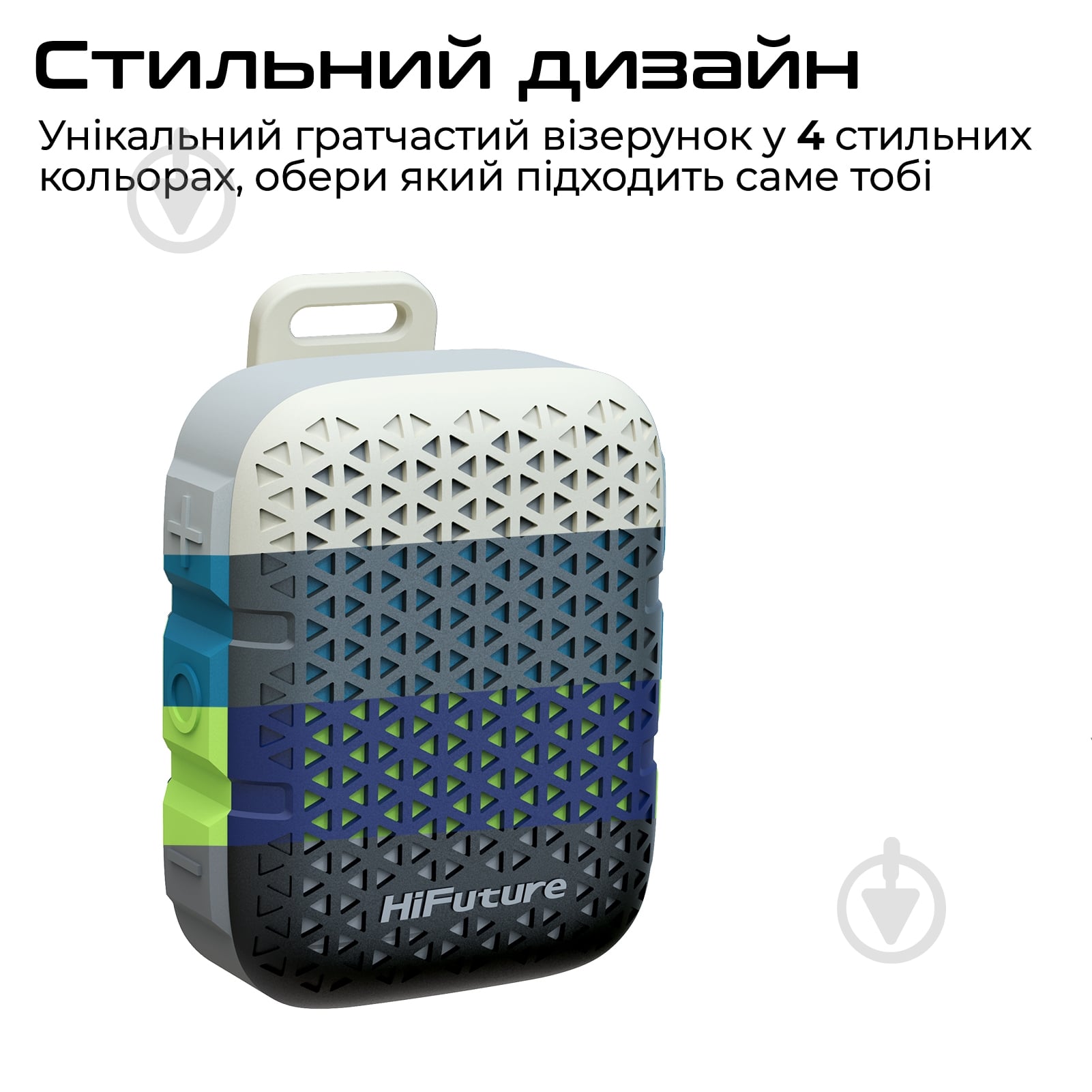 Акустична система HiFuture Pocket-S white/grey (pocket-s.whitegrey) - фото 9