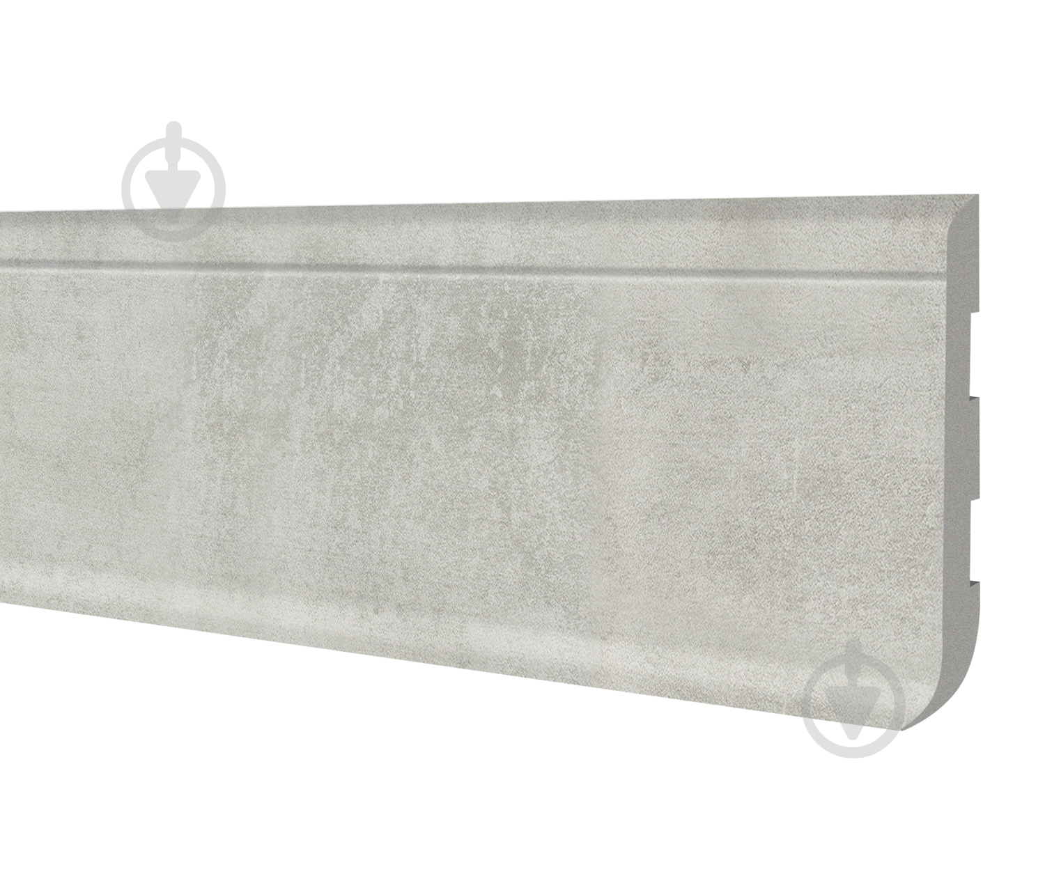 Плинтус FLOOR DECOR Slim цемент 2500x80х7 мм - фото 1