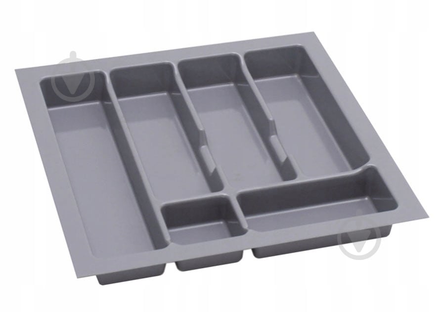 Лоток для столовых приборов Rejs UNI 430x430x45 мм фасад 500 мм пластиковый серый ТЕ13.2503.05.036 - фото 1 Лоток для столовых приборов Rejs UNI 430x430x45 мм фасад 500 мм пластиковый серый ТЕ13.2503.05.036 - фото 1