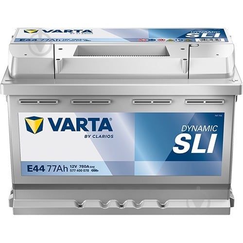 ᐉ Аккумулятор автомобильный Varta Dynamic SLI E44 77Ah 780A 12V