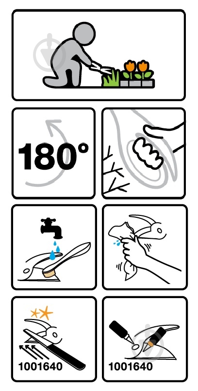 Набор садового инструмента Fiskars Ножницы для травы White GS41 + лопата - фото 3 Набор садового инструмента Fiskars Ножницы для травы White GS41 + лопата - фото 3