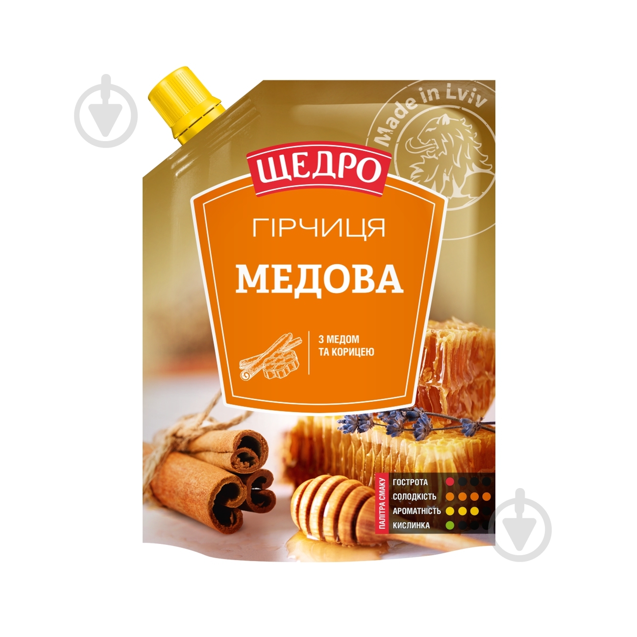 Гірчиця ЩЕДРО Медова 120 г - фото 1