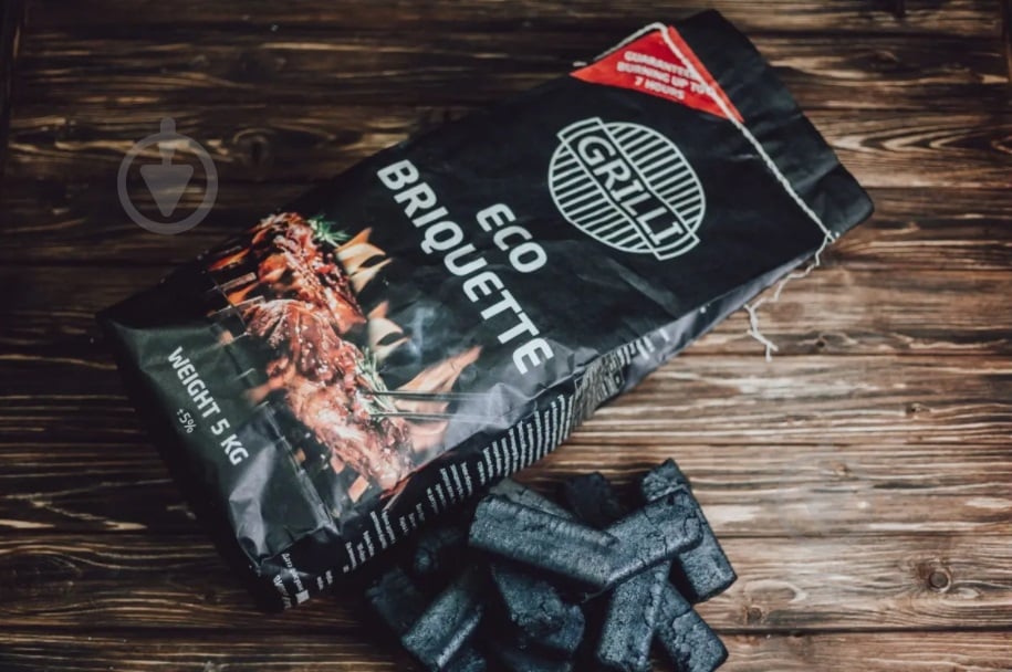 Брикети вугільні GRILLI ЕКО 5 кг (77777) - фото 2