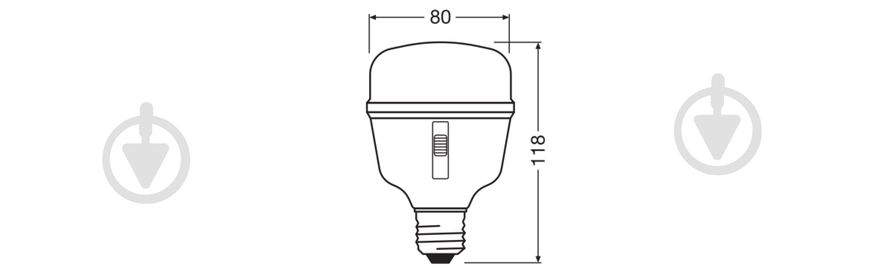 Лампа світлодіодна для росту рослин Osram Star Grow 20 Вт E27 220 В матова (T80 GROW 20W) - фото 8