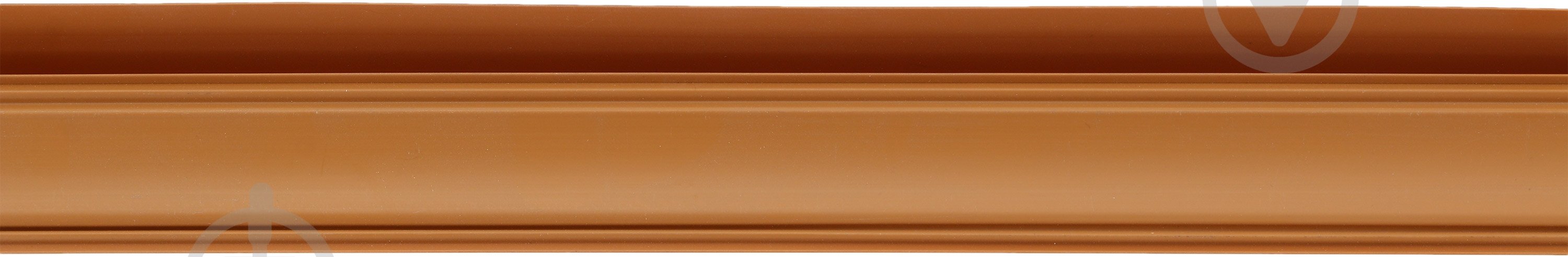 Профиль ПВХ плинтус 3м темно-коричневый - фото 2 Профиль ПВХ плинтус 3м темно-коричневый - фото 2