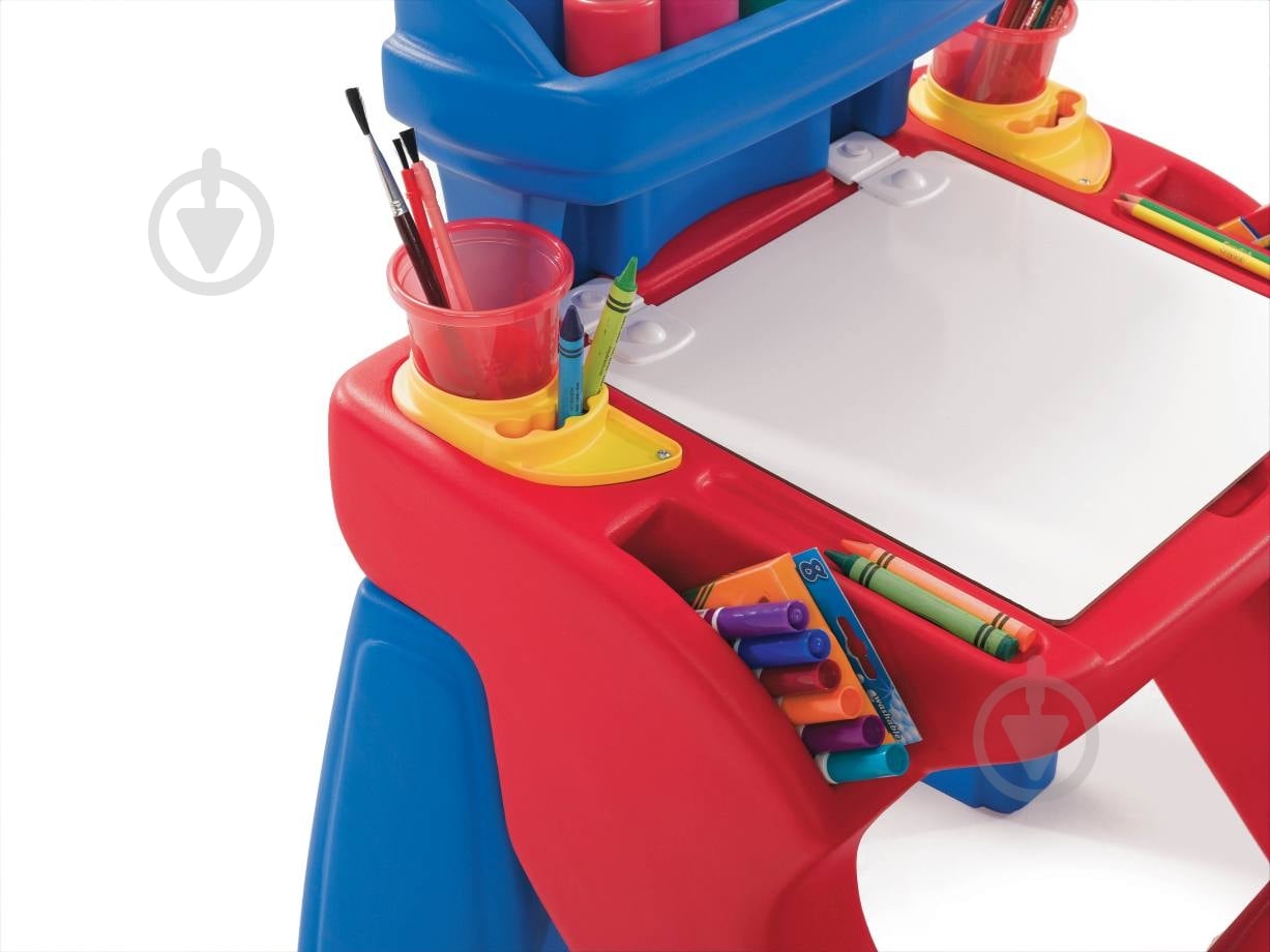 Детская парта Step 2 WRITE DESK 64х55х66 см сине-красный - фото 2