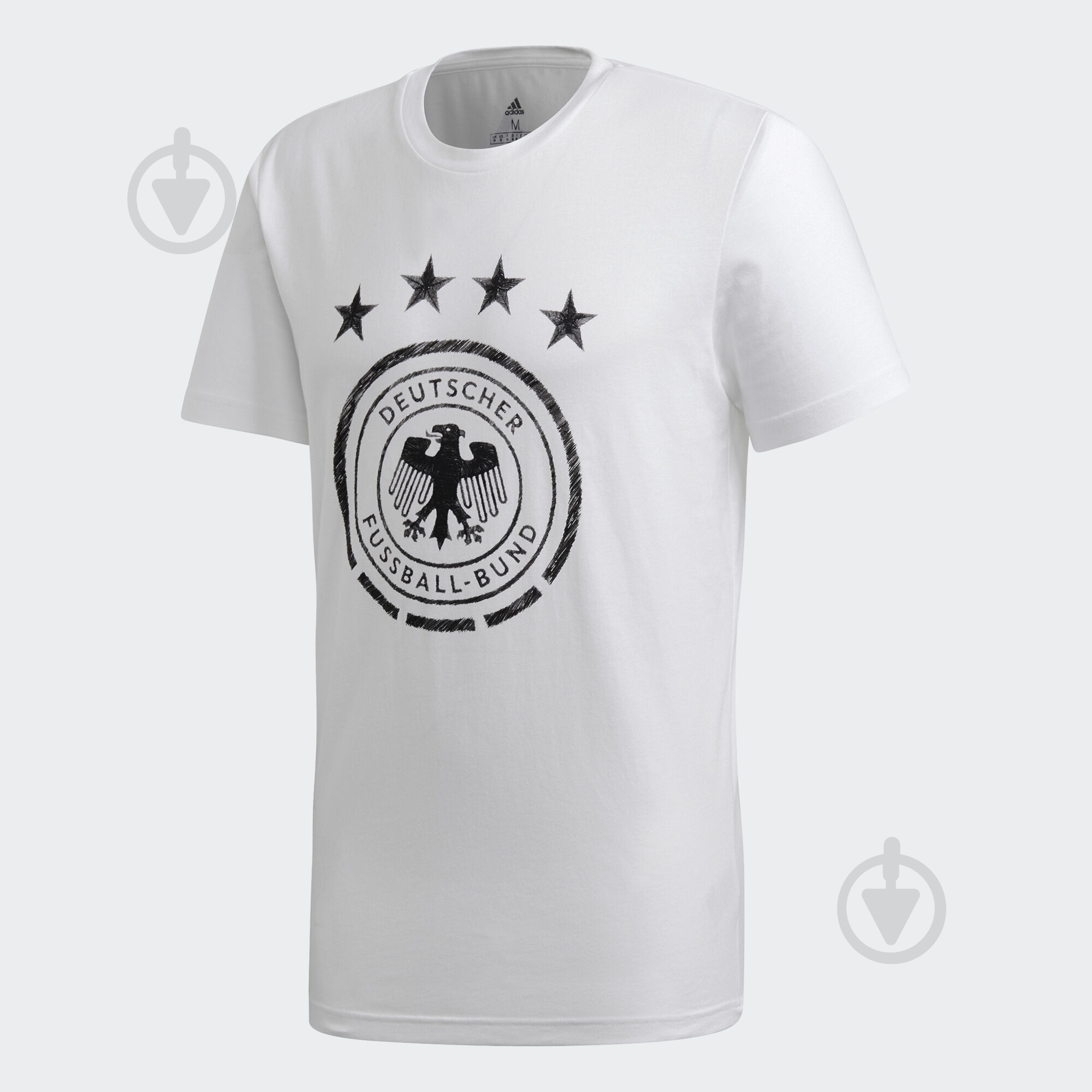 Футболка Adidas DFB DNA GR TEE FI1464 р.M белый - фото 1