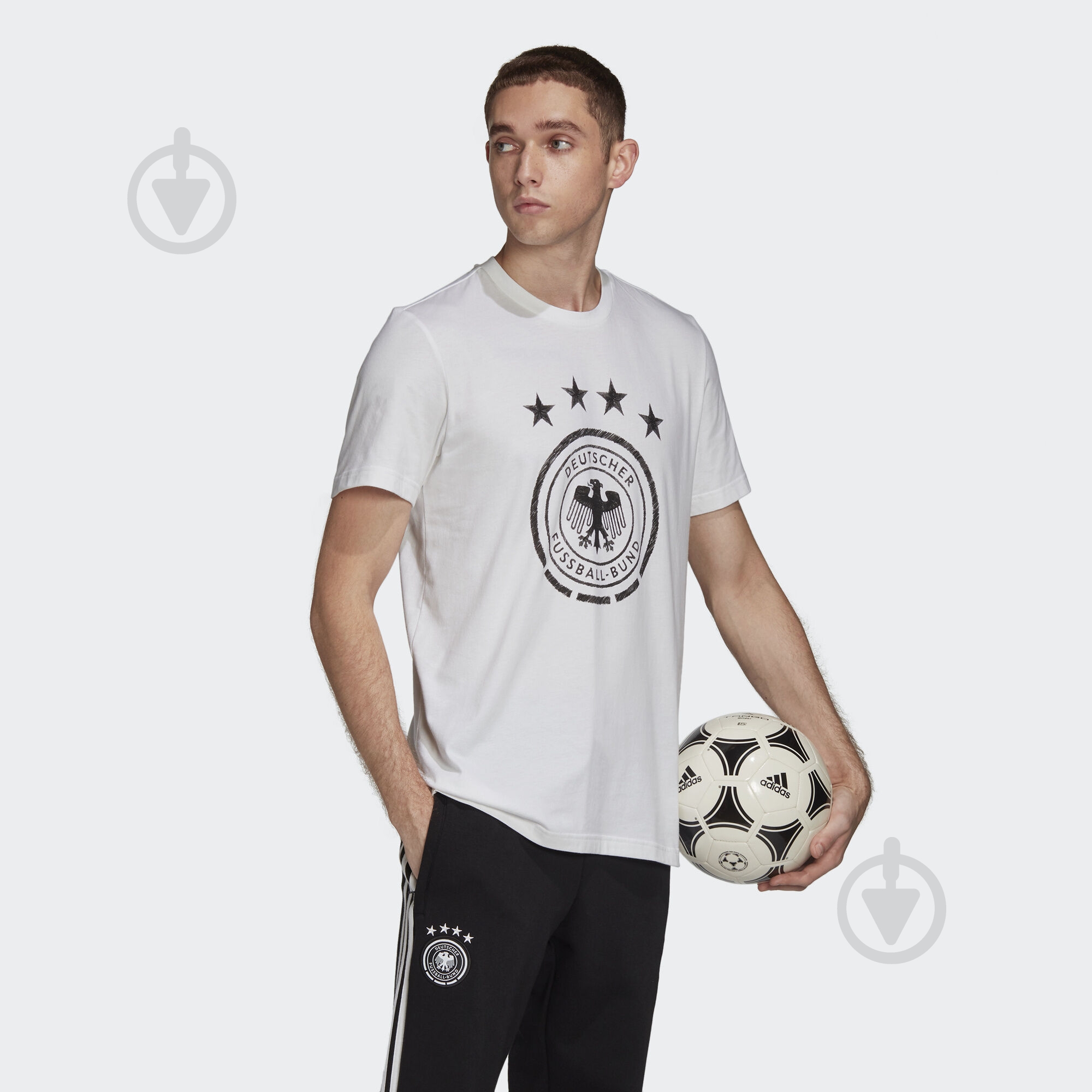 Футболка Adidas DFB DNA GR TEE FI1464 р.M белый - фото 6
