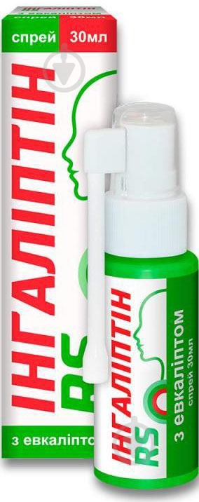 Ингалиптин RS з/к для ухода за полостью рта(с эвкалиптом) спрей 30 мл - фото 1 Ингалиптин RS з/к для ухода за полостью рта(с эвкалиптом) спрей 30 мл - фото 1