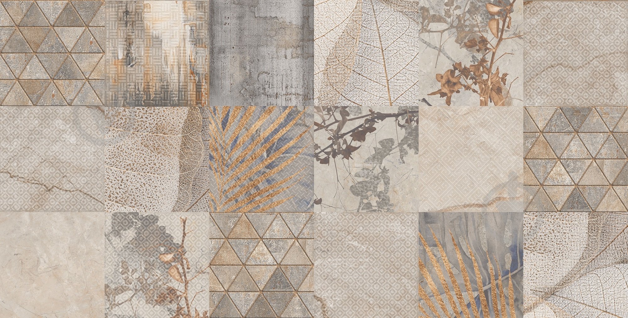 Декор Armina Patchwork W\DEC M NR Glossy 30,8x60,8 см - фото 3