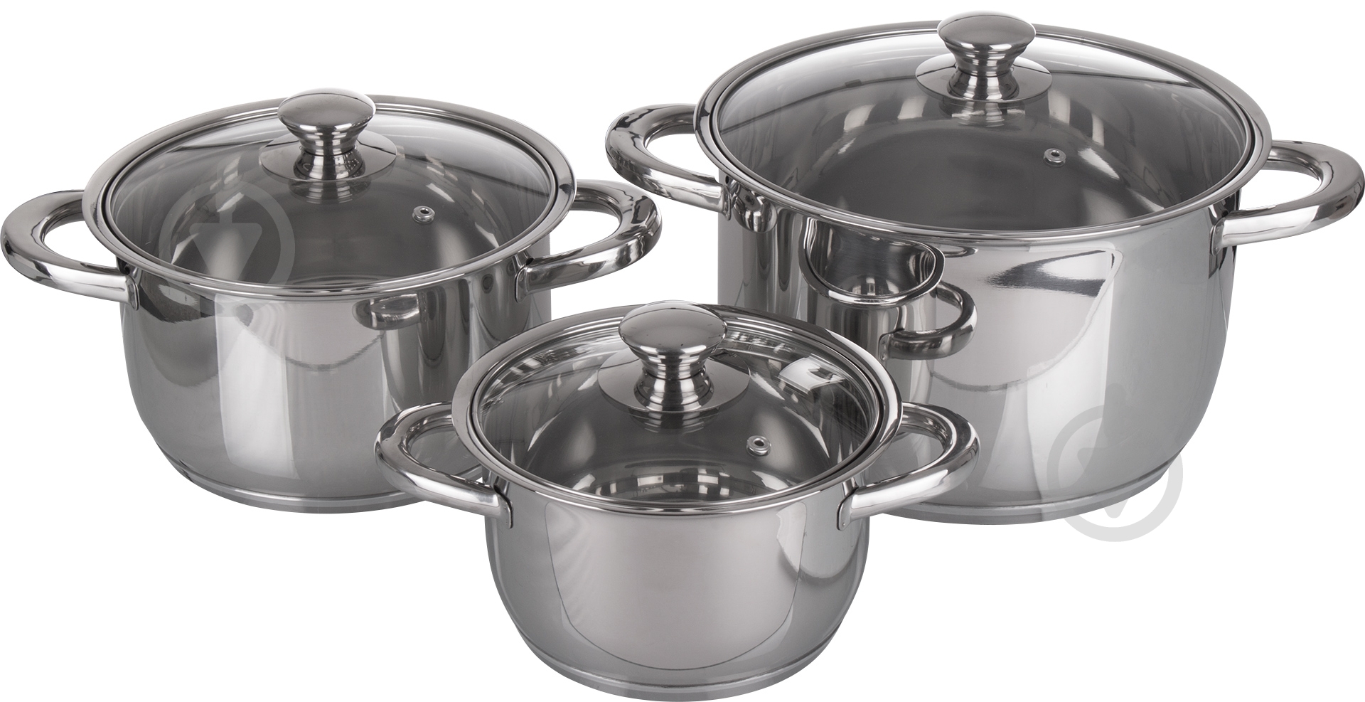 Набор посуды BergHOFF Vision premium 6 предметов - фото 1