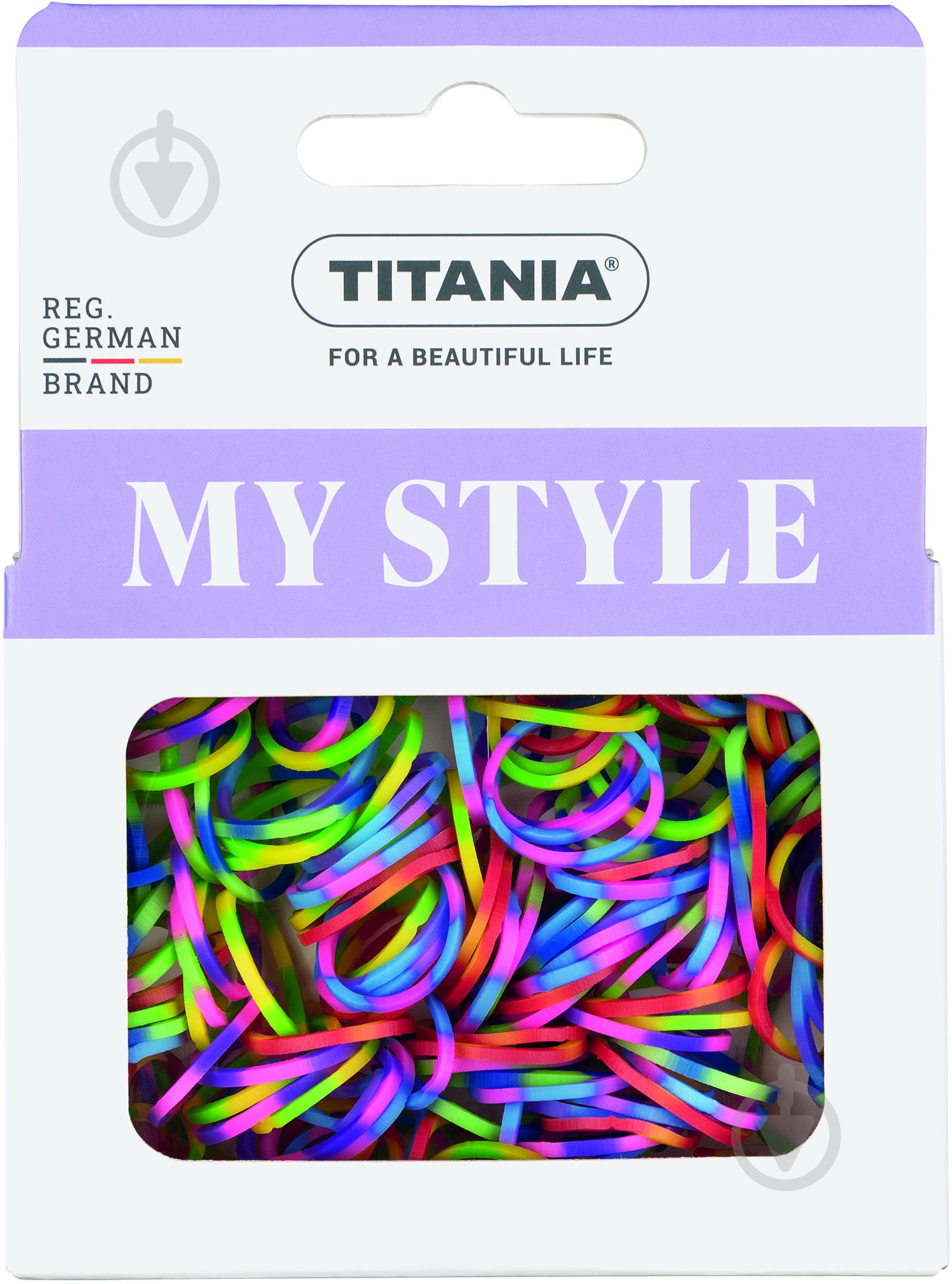 Резинка для волос TITANIA 150 шт. 1,5 см 8067 STYLE 150 шт. - фото 1