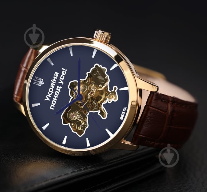 Наручные часы Skeleton UA BESTA brown (1490) - фото 3 Наручные часы Skeleton UA BESTA brown (1490) - фото 3