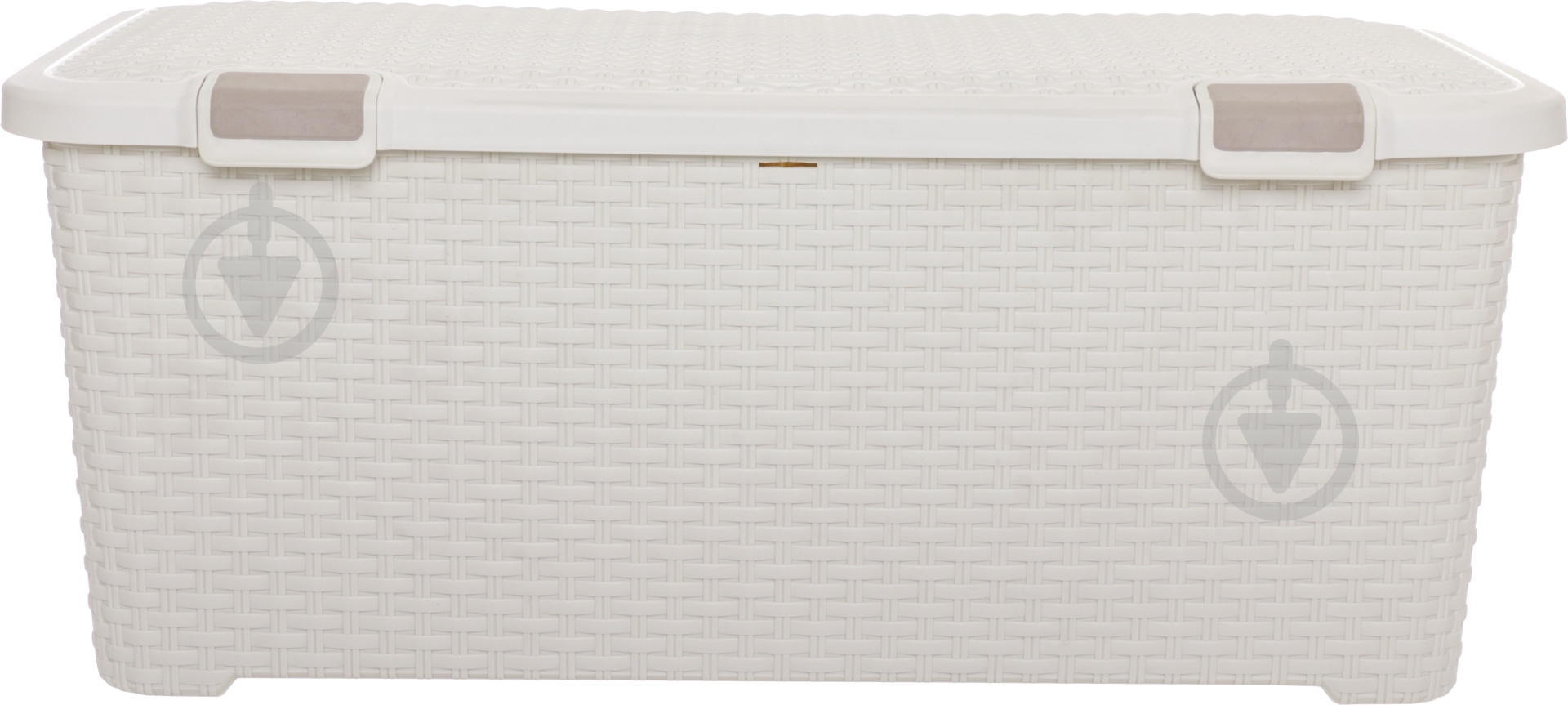 Кошик для зберігання пластиковий Curver 210282 із кришкою Style кремовий 330x400x790 мм - фото 2