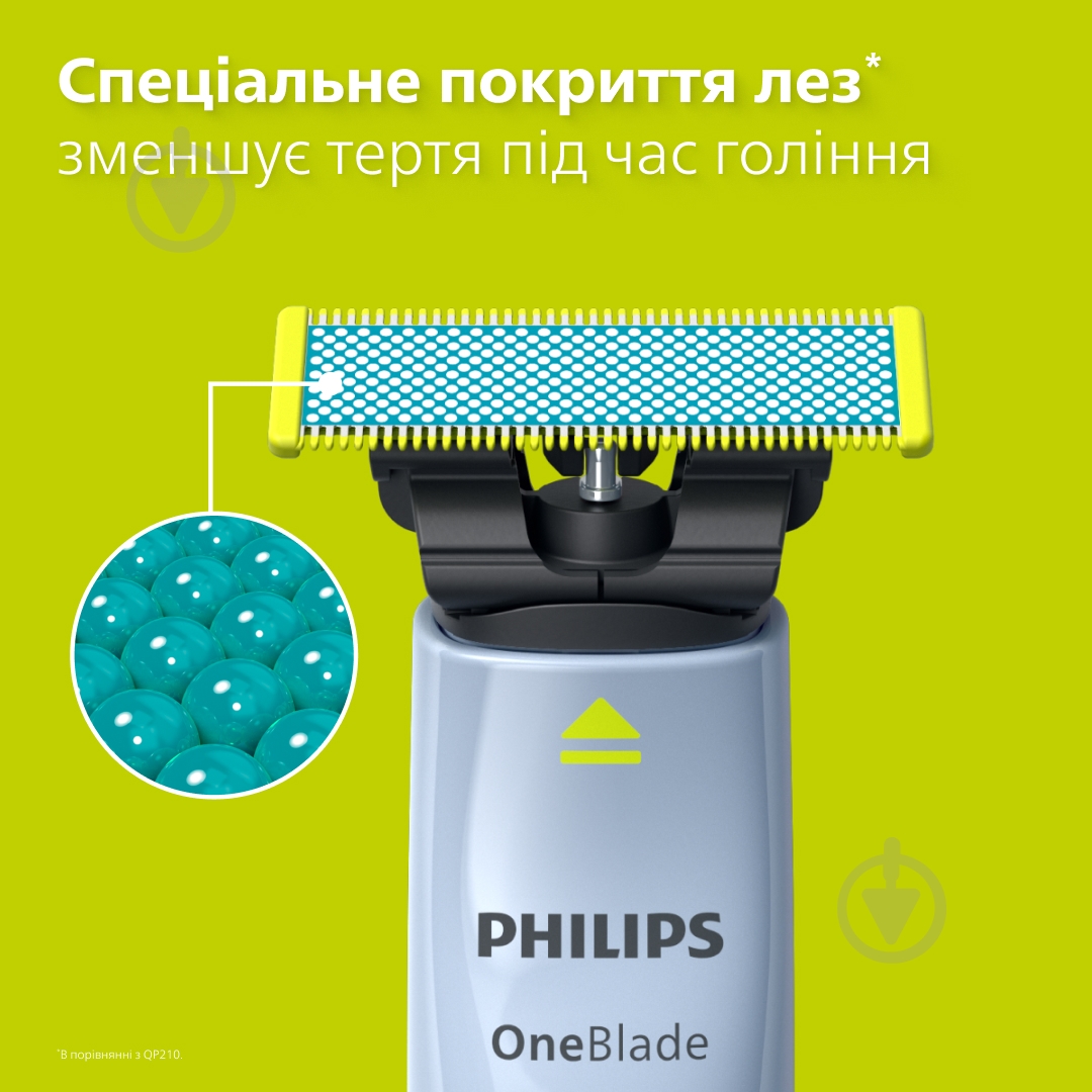 Леза змінні Philips OneBlade QP225/50 2 шт - фото 5