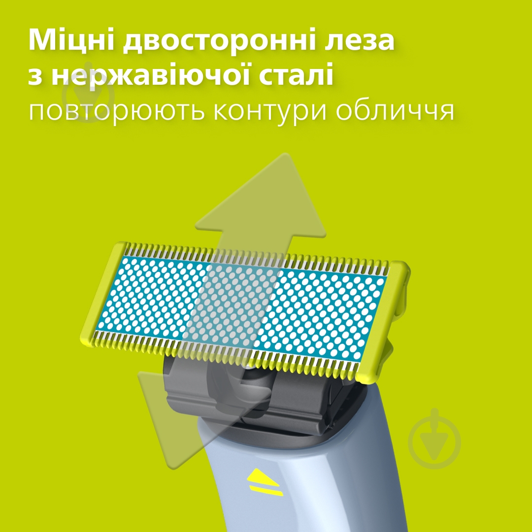 Леза змінні Philips OneBlade QP225/50 2 шт - фото 6