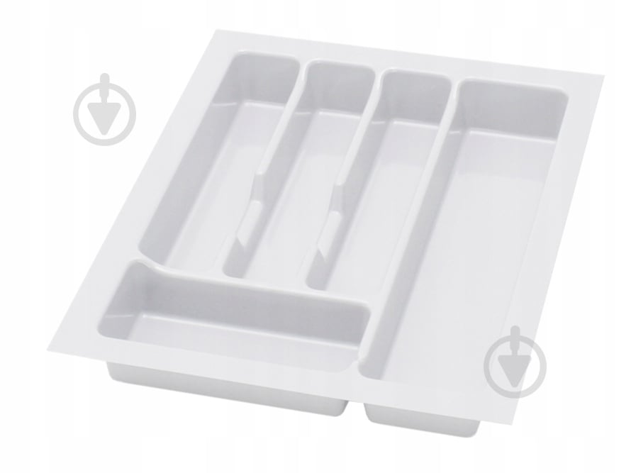 Лоток для столовых приборов Rejs UNI 330x430x45 мм фасад 400 мм пластиковый белый ТЕ13.2502.05.013 - фото 1