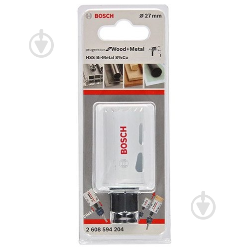 Коронка биметаллическая Bosch BiM 27 мм Progressor 2608594204 - фото 2