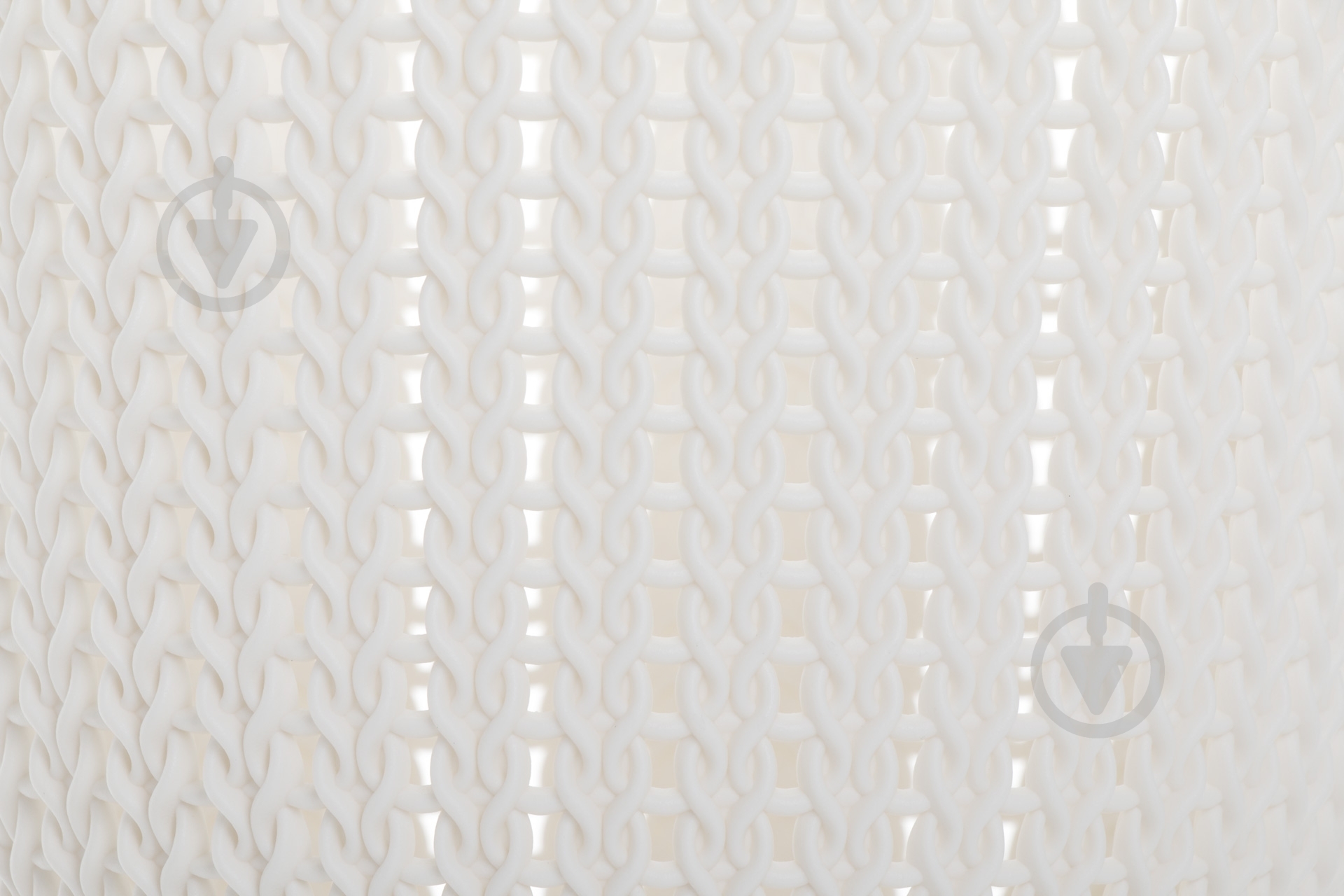 Кошик для зберігання Curver Knit XS круглий білий 190x190x230 мм - фото 3