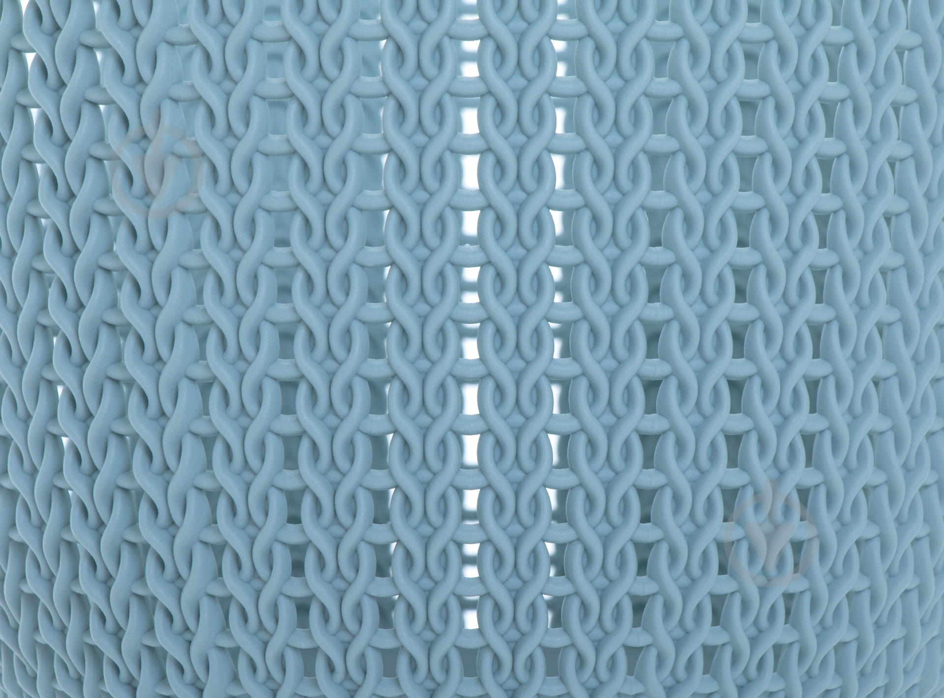 Кошик для зберігання пластиковий Curver 226386 Knit XS круглий блакитний 190x190x230 мм - фото 3
