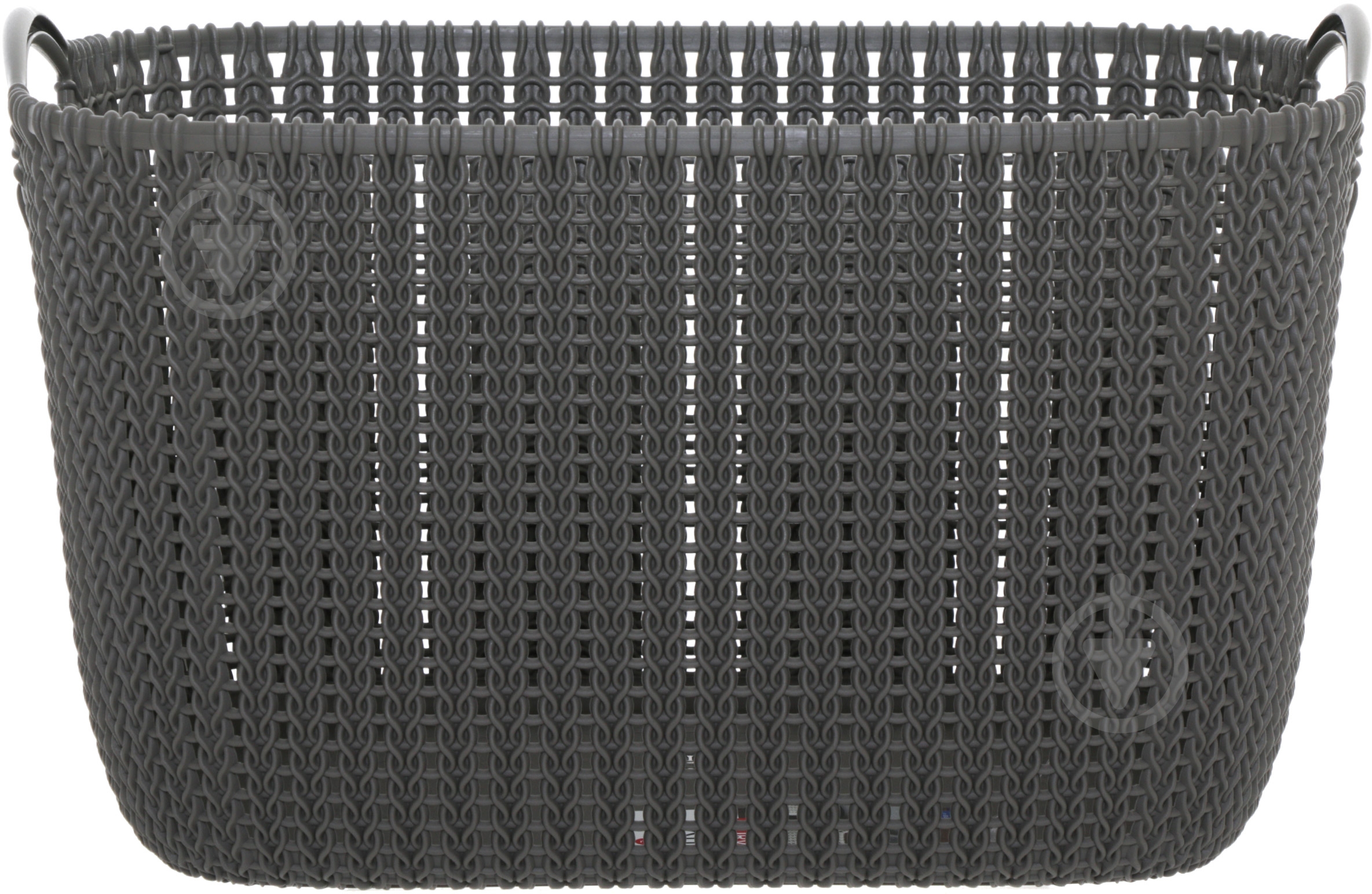 Кошик для зберігання пластиковий Curver 226165 Knit L прямокутний коричневий 230x300x400 мм - фото 2