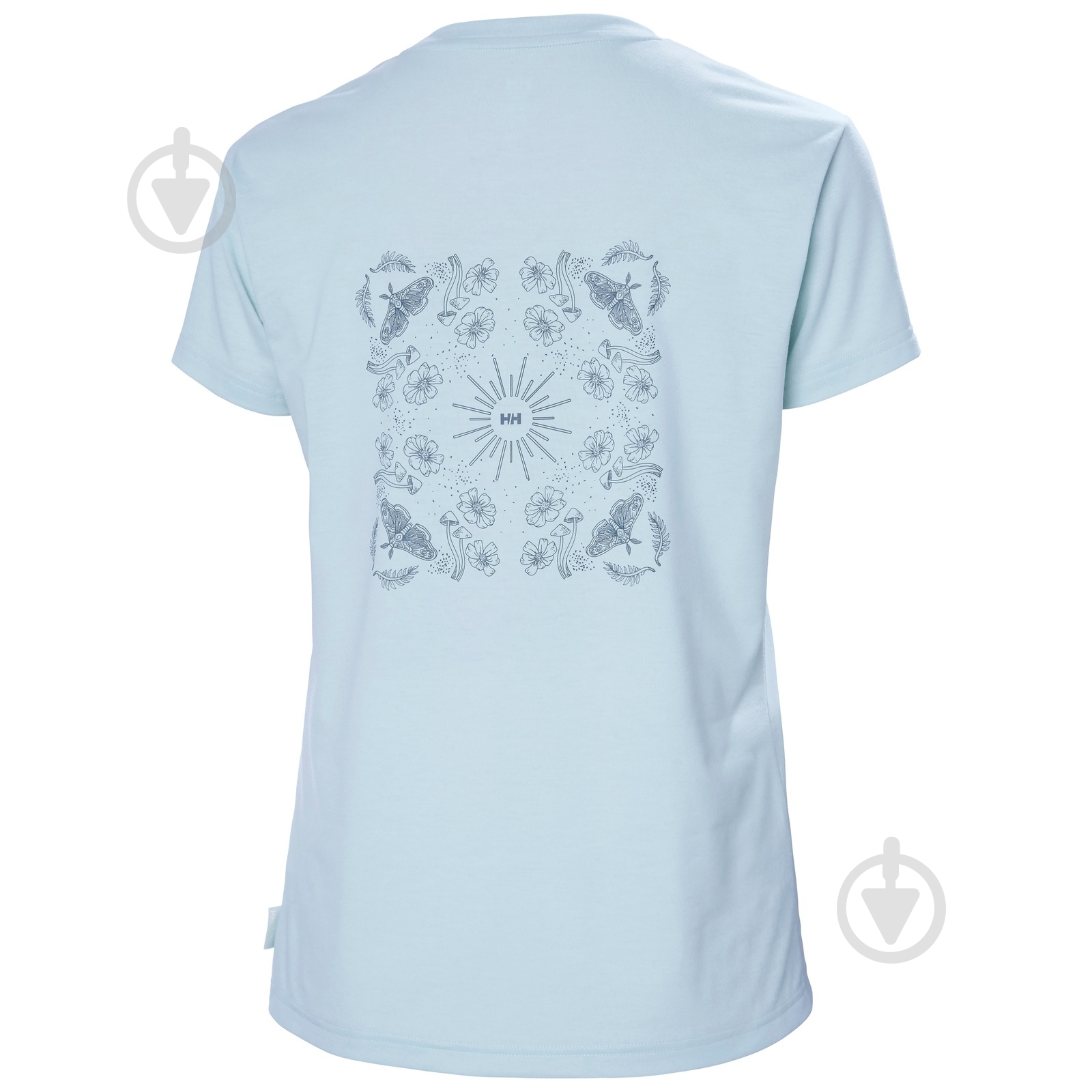 Футболка Helly Hansen W SKOG RECYCLED GRAPHIC TEE 63083-513 р.S голубой - фото 6