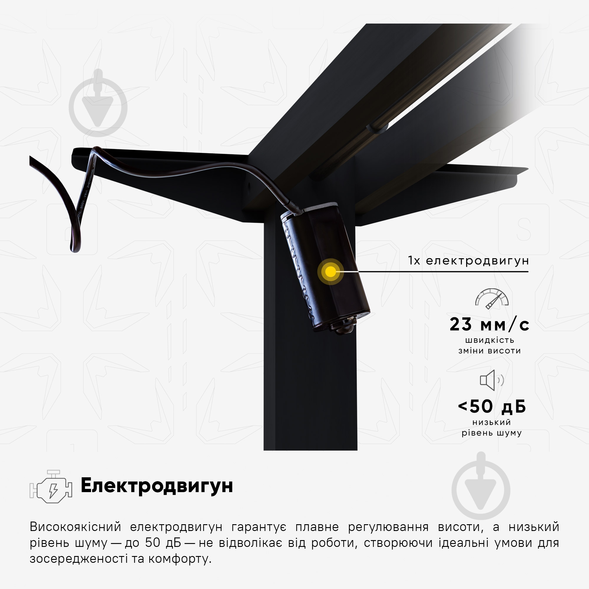 Стол компьютерный Mealux PowerDesk Carbon RGB - фото 13