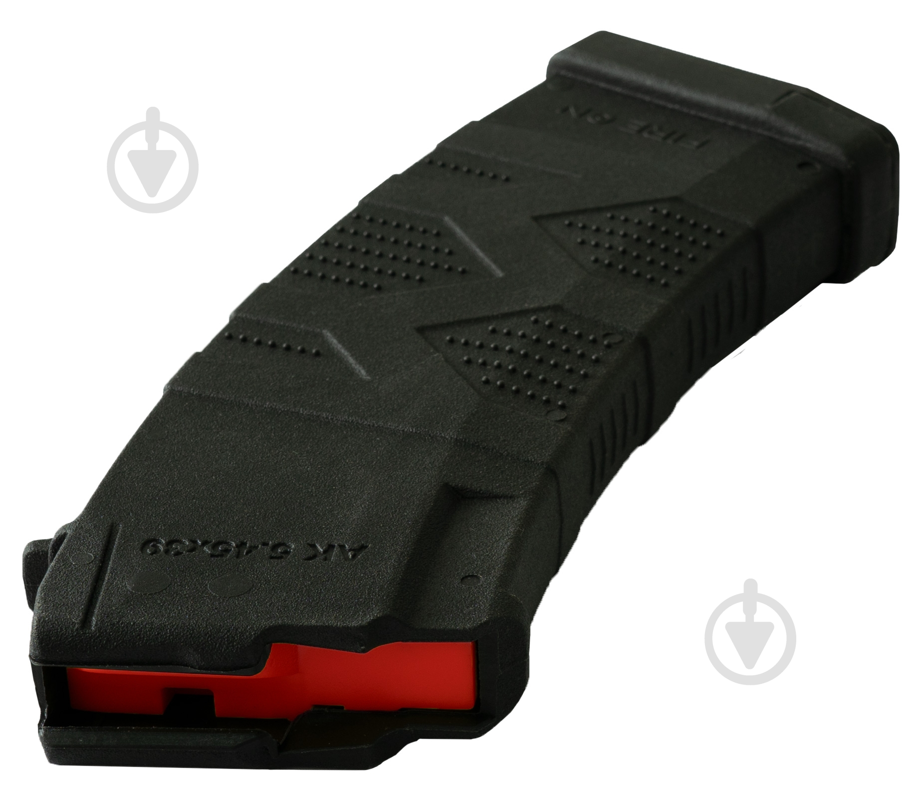 Магазин для вогнепальної зброї Fire On АК 30 5.45х39 чорний/червоний - фото 1