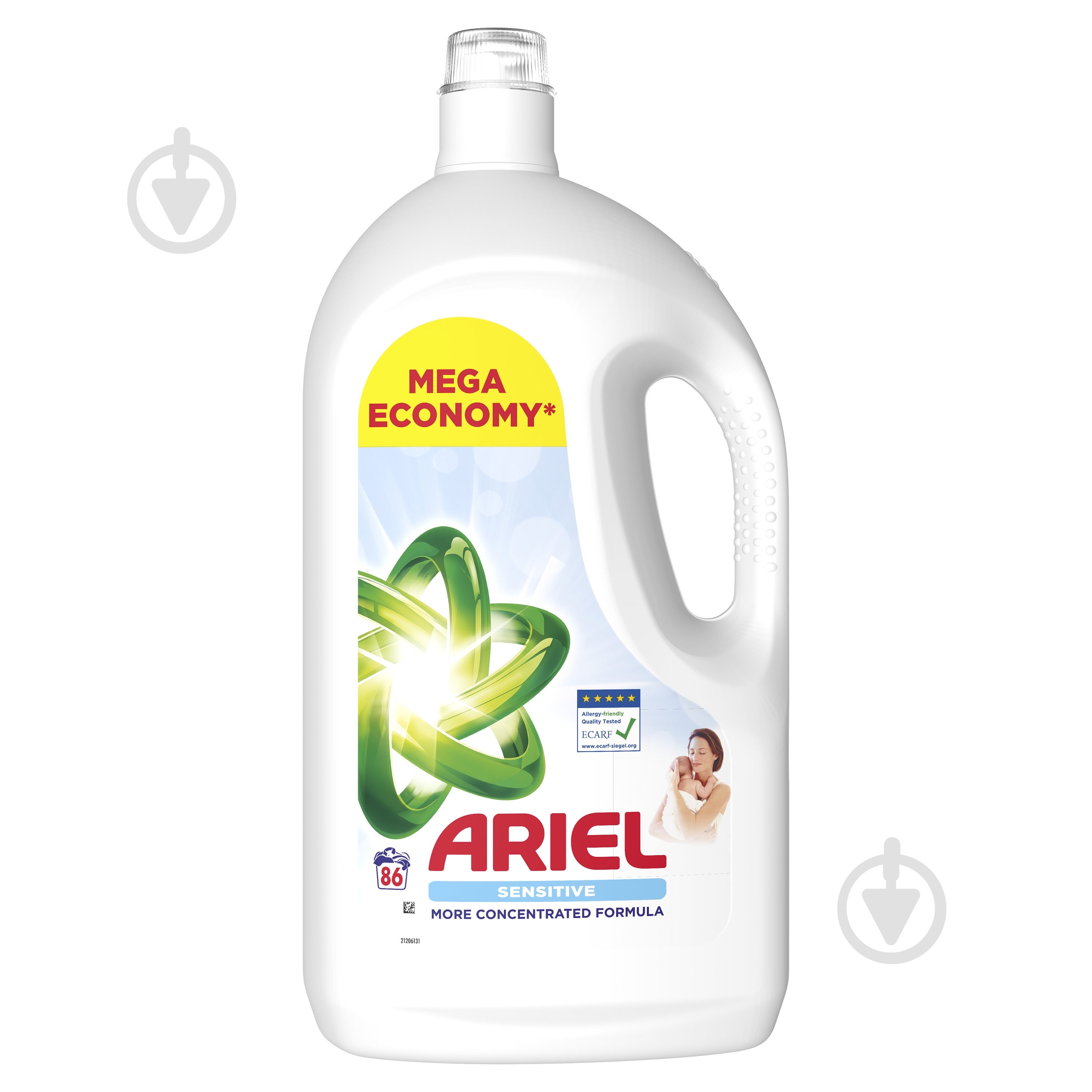 Гель для машинного та ручного прання Ariel Для чутливої шкіри 3,87 л - фото 2 Гель для машинного та ручного прання Ariel Для чутливої шкіри 3,87 л - фото 2