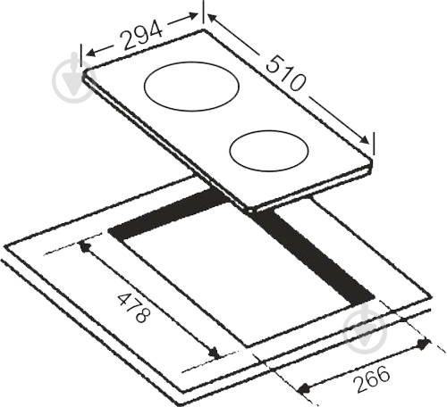 Варочная поверхность газовая Interline TQ 3205 BK/H2 - фото 2