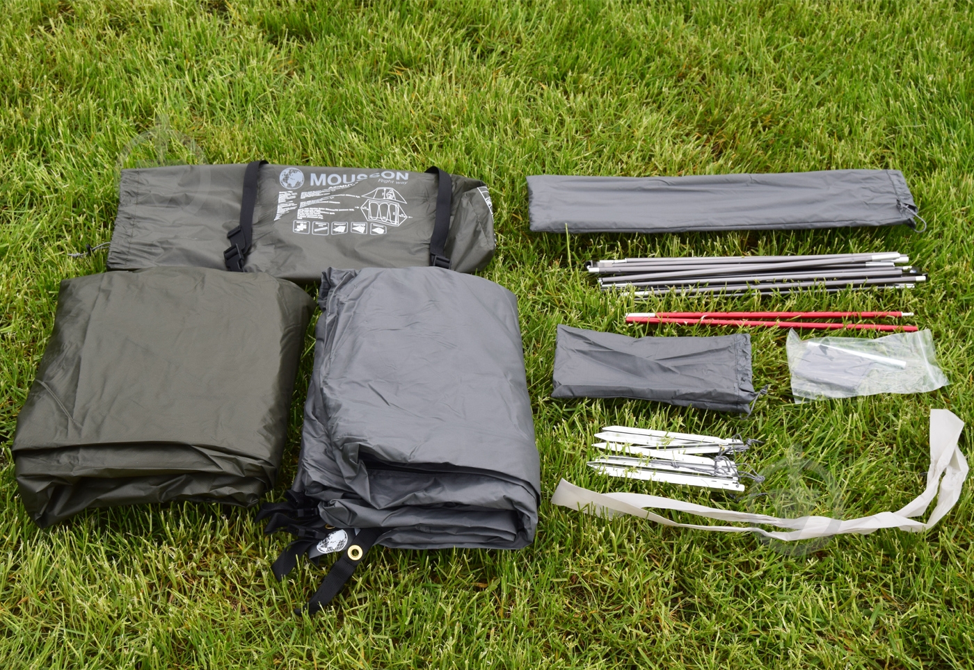 Намет туристичний Mousson Azimut 3 khaki - фото 7