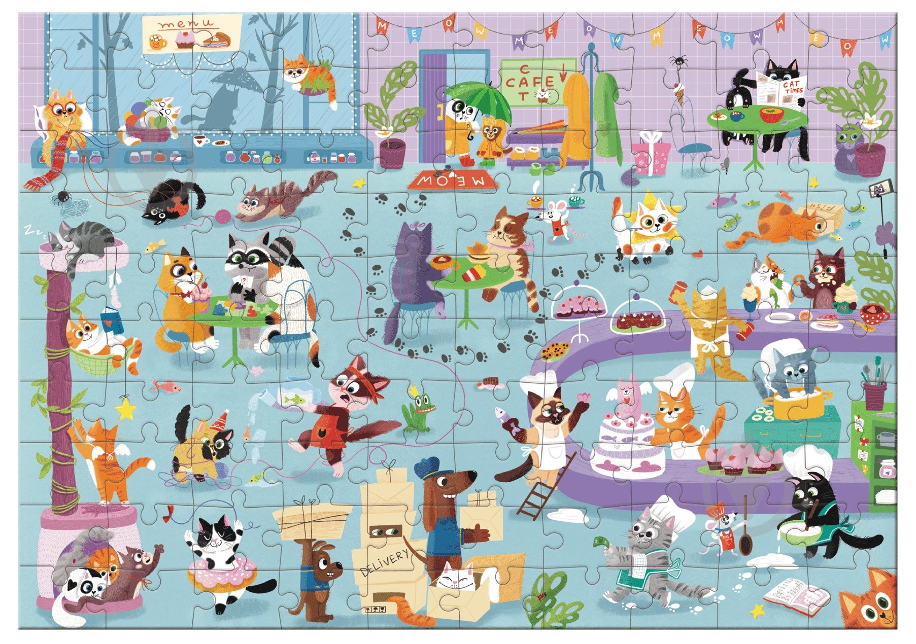 Гра-пазл DoDo Шукай та знаходь Котяче кафе, 100 елементів 300667 - фото 3 Гра-пазл DoDo Шукай та знаходь Котяче кафе, 100 елементів 300667 - фото 3