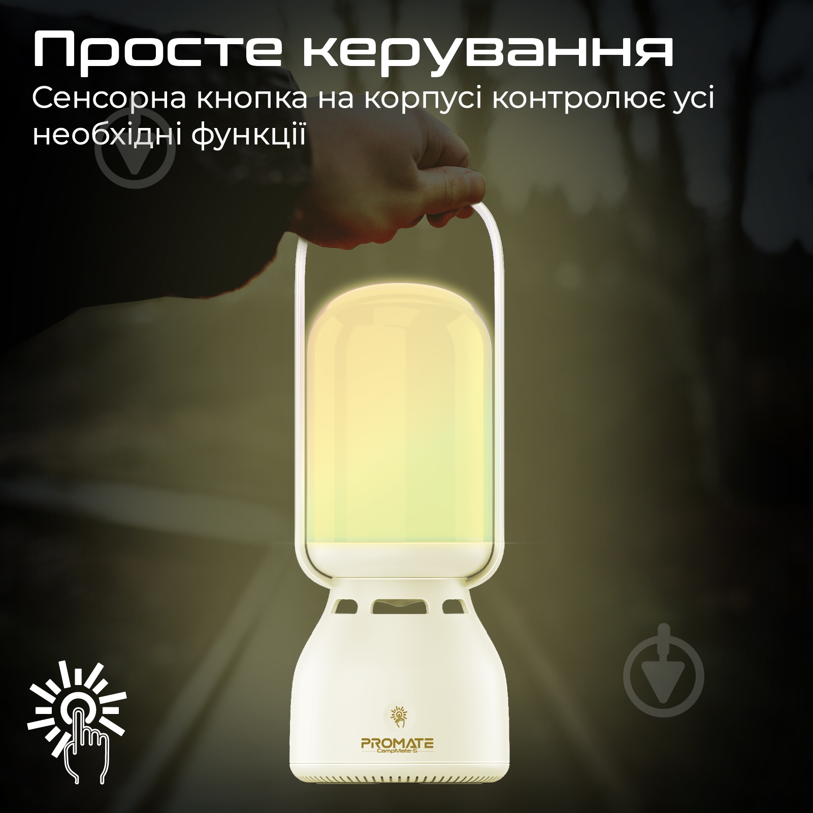 Акустическая система Promate Campmate-5 1.0 white (campmate-5) - фото 6