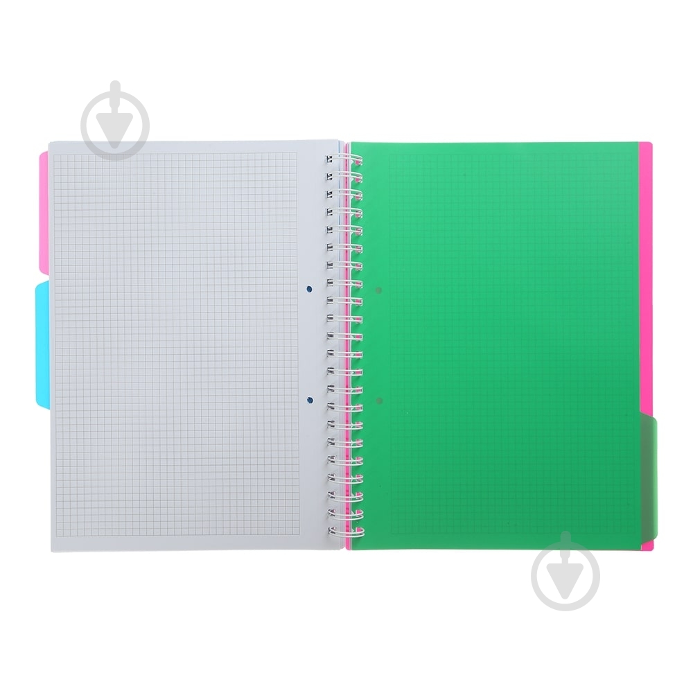 Тетрадь на пружине Buromax BRIGHT А4 (210x297) 120 лист. клетка 3 разделителя розовый BM.24345912-10 - фото 3 Тетрадь на пружине Buromax BRIGHT А4 (210x297) 120 лист. клетка 3 разделителя розовый BM.24345912-10 - фото 3