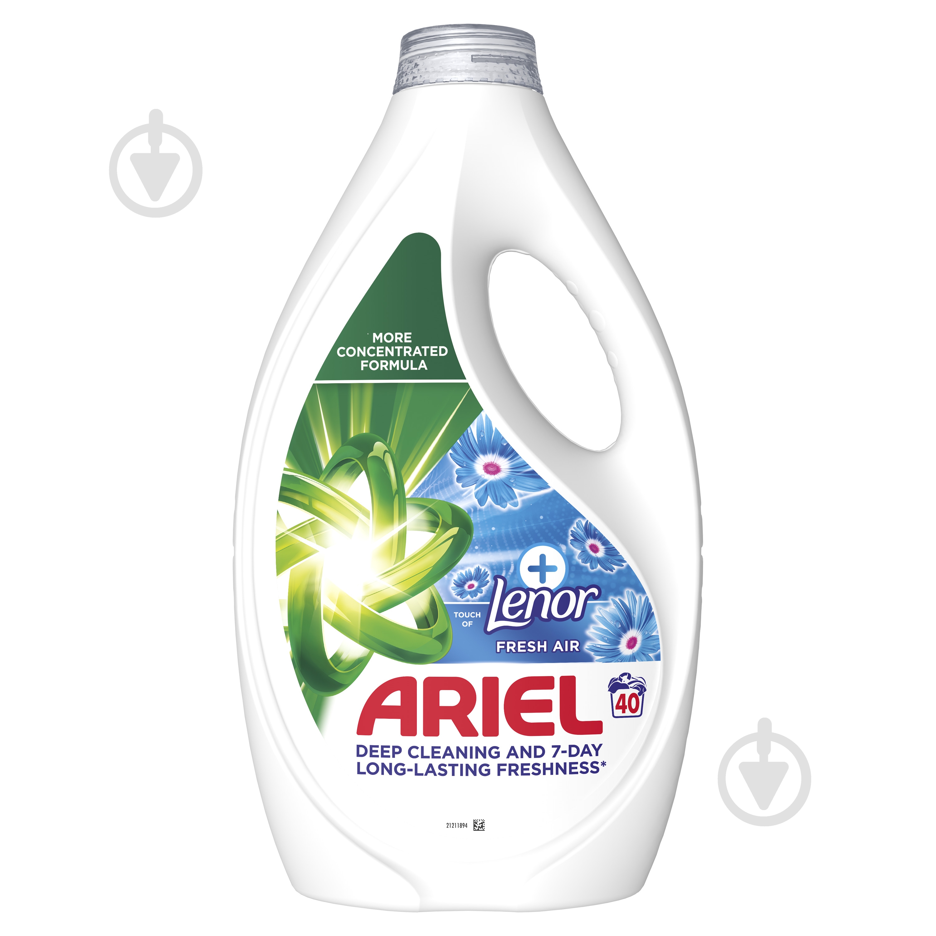 Гель для машинного та ручного прання Ariel Дотик свіжого повітря Lenor 1,8 л - фото 2