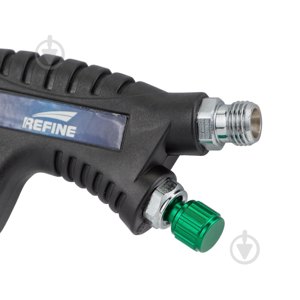 Фарборозпилювач пневматичний Refine HVLP Ø1.0 мм 60-170 л/хв 1.5-2 бар в/б 100 мл (пласт) 6812321 - фото 5 Фарборозпилювач пневматичний Refine HVLP Ø1.0 мм 60-170 л/хв 1.5-2 бар в/б 100 мл (пласт) 6812321 - фото 5